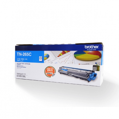 Brother TN265C Genuine High-Yield Blue Toner Cartridge (Around 2200 ...