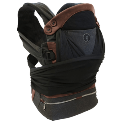 Porte-bébé Chicco Boppy Comfyfit - Ergonomique, Ajustable - De 3,5 à 15 Kg - Soutien Tête/nuque - Noir - 6