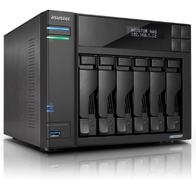華芸 Asustor Lockerstor Gen 2 AS6706T ( LCD Panel ) 6-Bay NAS 網絡儲存裝置 香港行貨