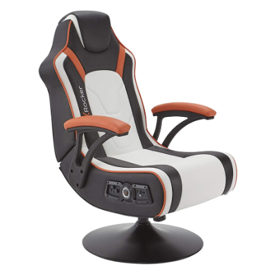 X Rocker Torque 2.1 Pedestal Gaming Chair ORG/WHT XR-GC-Torque-WHT/BLK ...