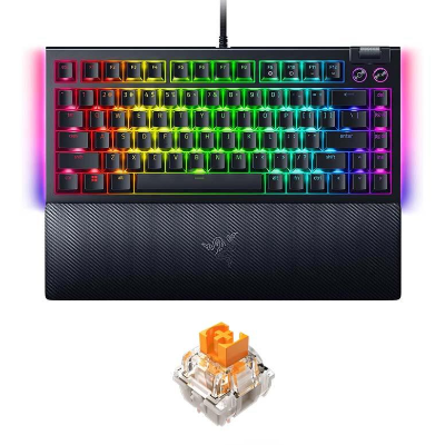 RAZER BLACKWIDOW V4 75% HOT SWAPPABLE MECHANICAL GAMING KEYBOARD RZ03-05000100-R3M1