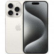 Apple 蘋果iPhone 15 Pro 256GB 5G 智能手機白色鈦金屬MTQ93ZA/A 香港