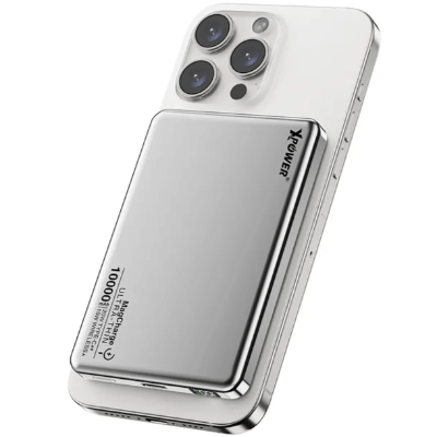 Xpower M10K 2 In 1 PD 3.0+MagSafe 10000mAh Ultra-thin Aluminium Power ...