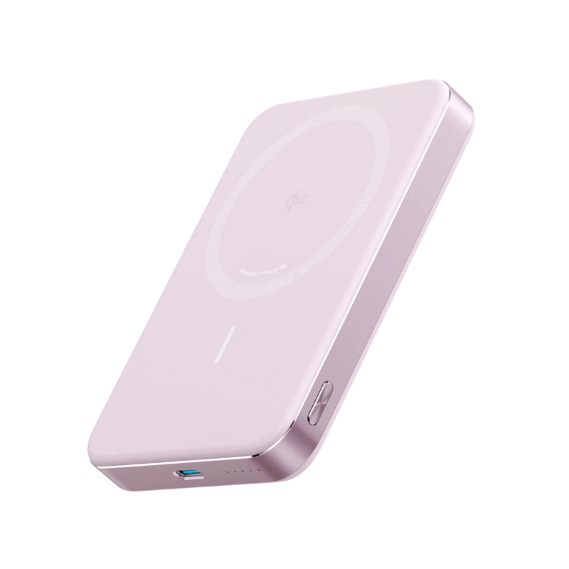 安克 Anker MagGo Power Bank 10000mAh Slim 磁吸無線快充行動電源 A1664H51 粉紅色 香港行貨