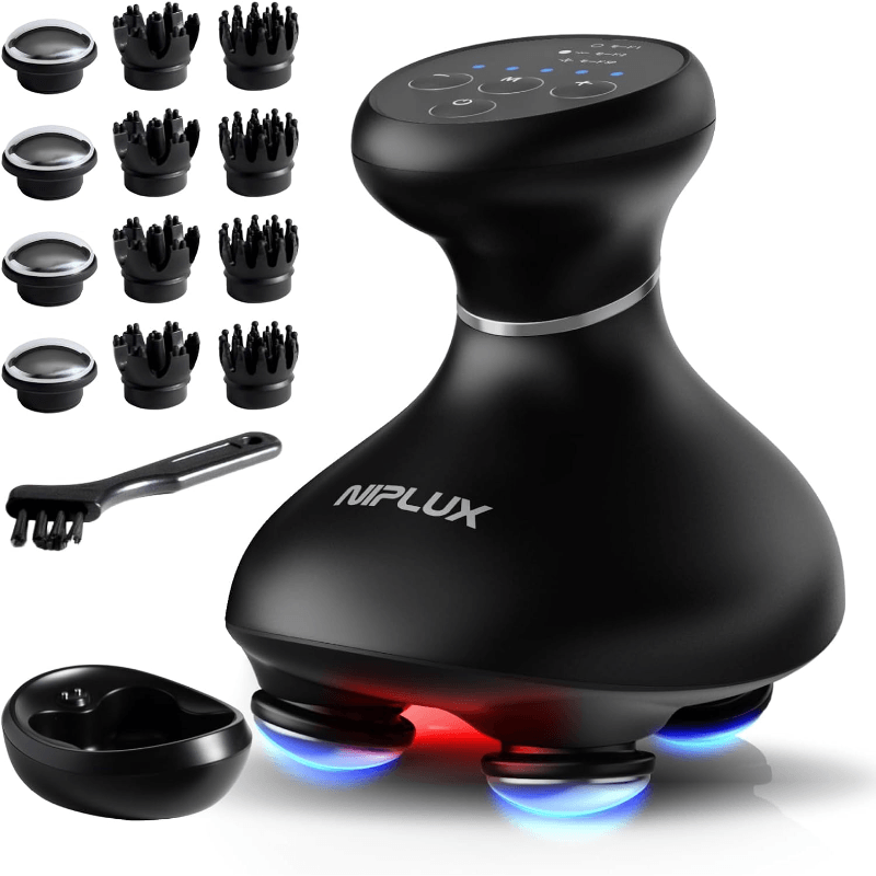 NIPLUX EMS Head SPA Premium 電動頭皮按摩器 面部/頭皮/身體適用 香港行貨