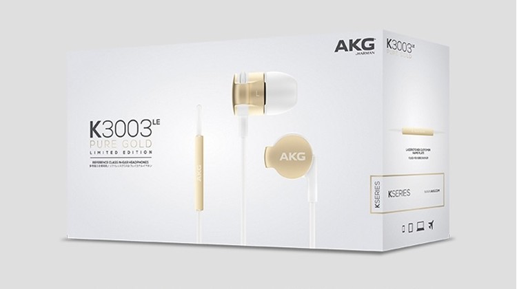 K3003 AKG K3003LE Headset 3.5mm - Gold | YOHO
