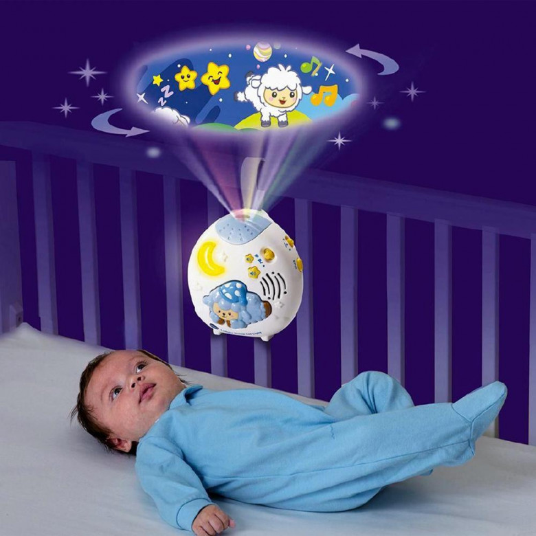 VTech Lullaby Sheep Crib Projector Light Blue 80-508703 | YOHO