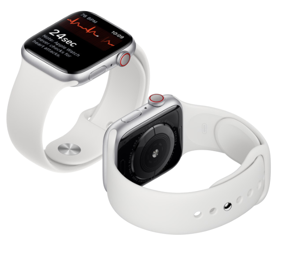 Apple Watch Series 5 40mm GPS + 流動網絡金色鋁金屬錶殼配上淺粉紅色 