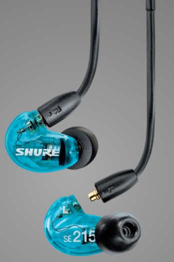Shure 舒爾Aonic 215 入耳式隔音耳機SE215DYBL+UNI-A 藍色香港行貨