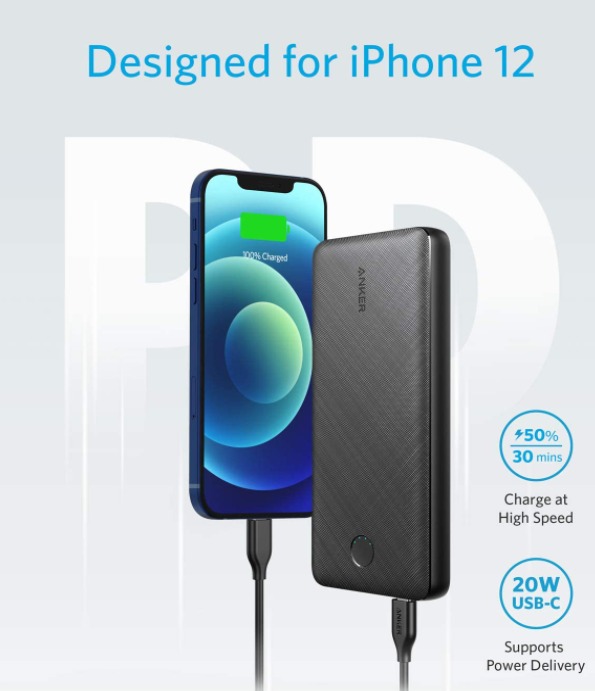 Anker 安克PowerCore Essential 20000 PD 20W PD + QC 行動電源灰色