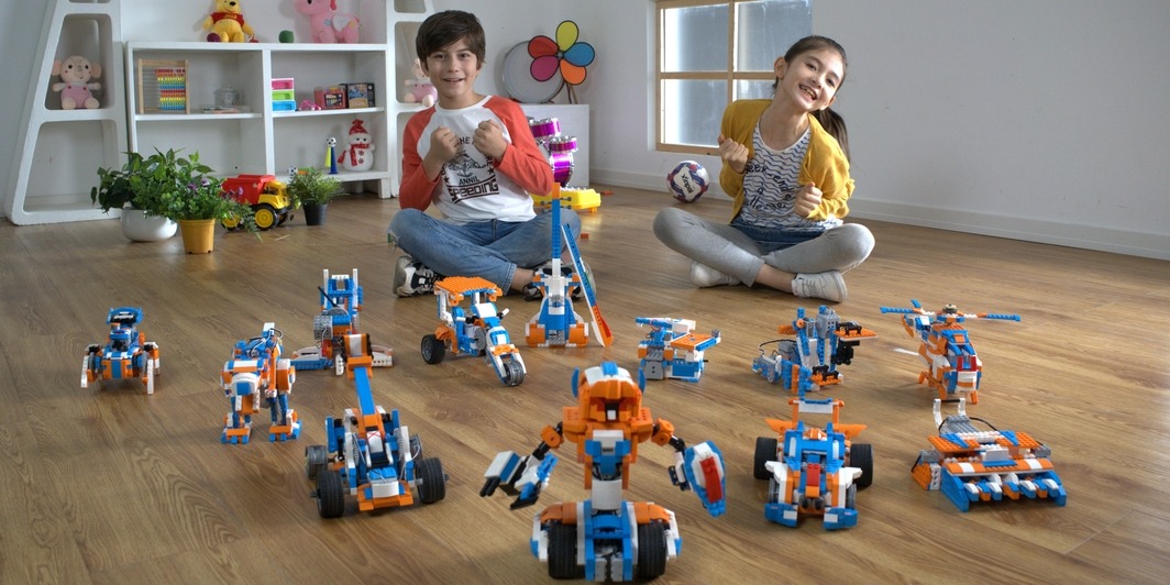 Apitor Educational Building Block Robot-X Kit, 12- in-1 Models, | YOHO