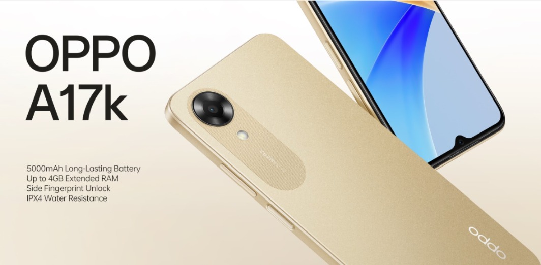 Oppo A17K 3GB/64GB Smartphone - Gold | YOHO