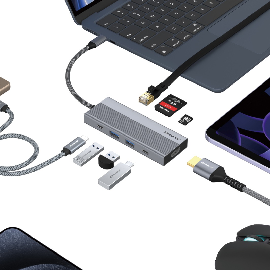 Proddb Elementz 8 in 1 USB-C Hub MF-81P | YOHO