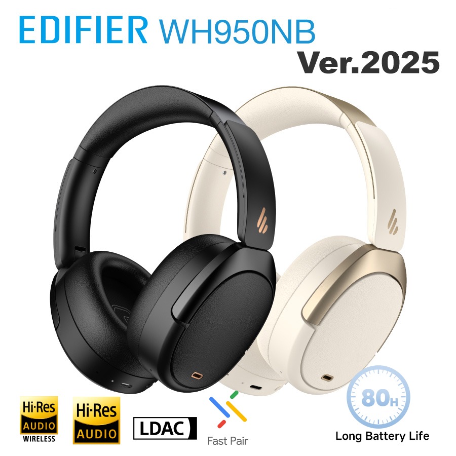 Edifier WH950NB Bluetooth Headset Ver.2025 Black | YOHO