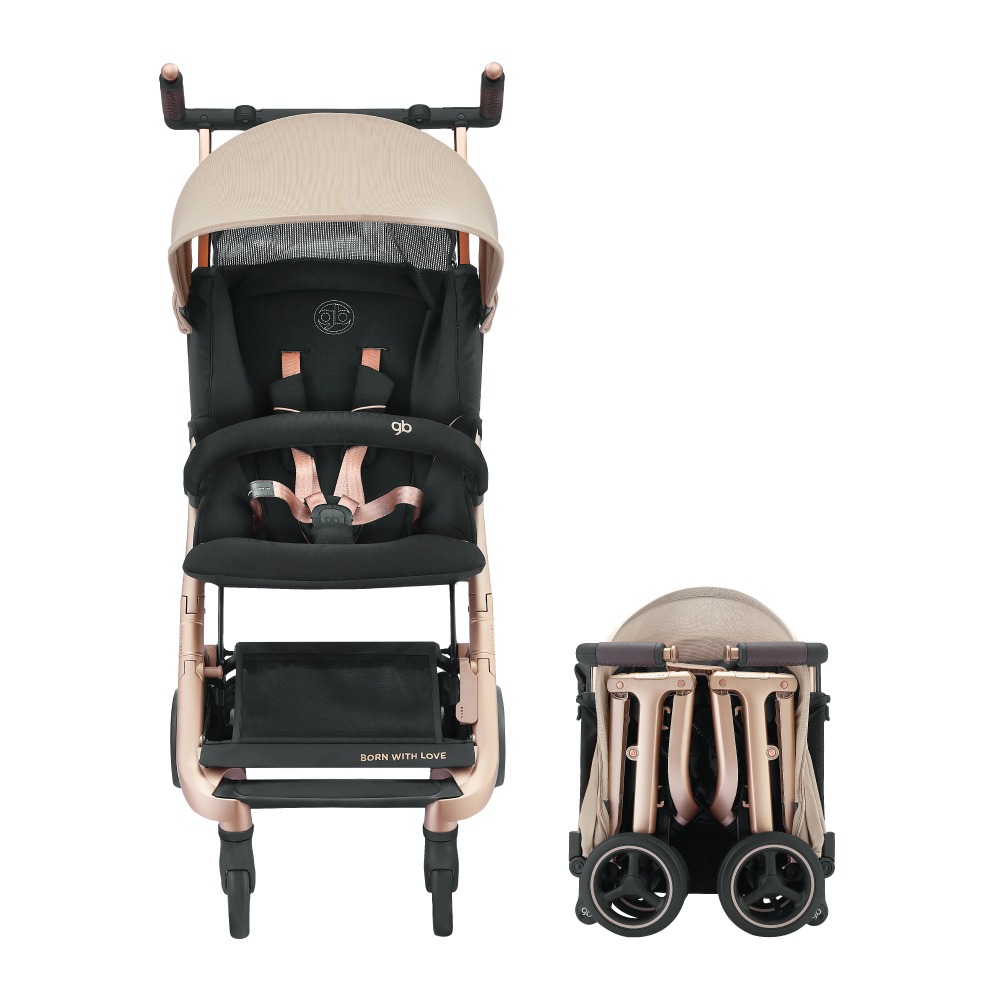 GB Pockit Go Magnesium Alloy Stroller Velvet Black 625000300