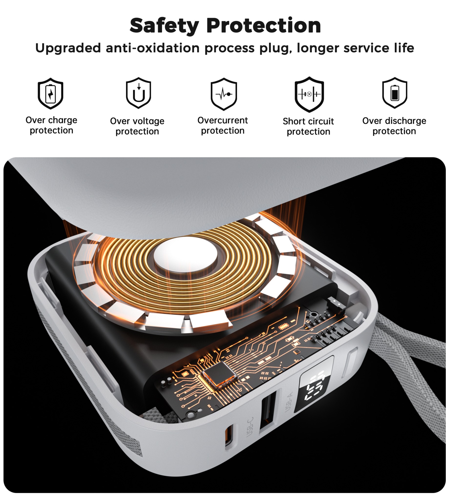 Choetech B697 22.5W Magnetic 10000mAh 3C Certified(QR Code Added) Power ...